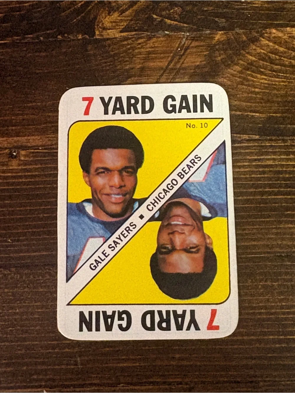 1971 Topps Football Gale Ssyers Chicago Bears